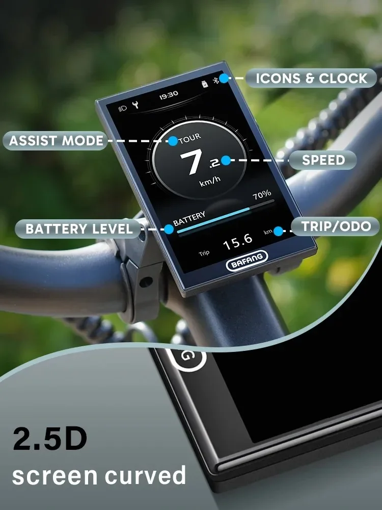 Дисплей двигателя Bafang со средним монтажем DPC010-CAN цветной дисплей Bluetooth M560 M600 M510 M820