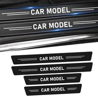 car door threshold sill sticker for touareg 2003 2004 2005 2006 2007 2008 2009 2010 2011 2021 accessories 4pcs
