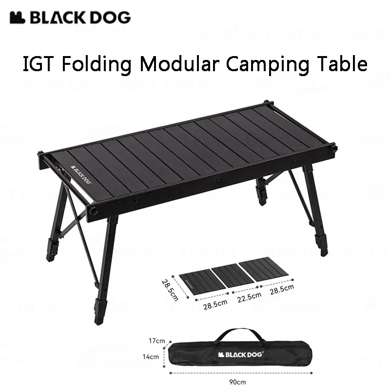 Naturehike Blackdog IGT складной модульный стол уличный портативный съемный рабочий с