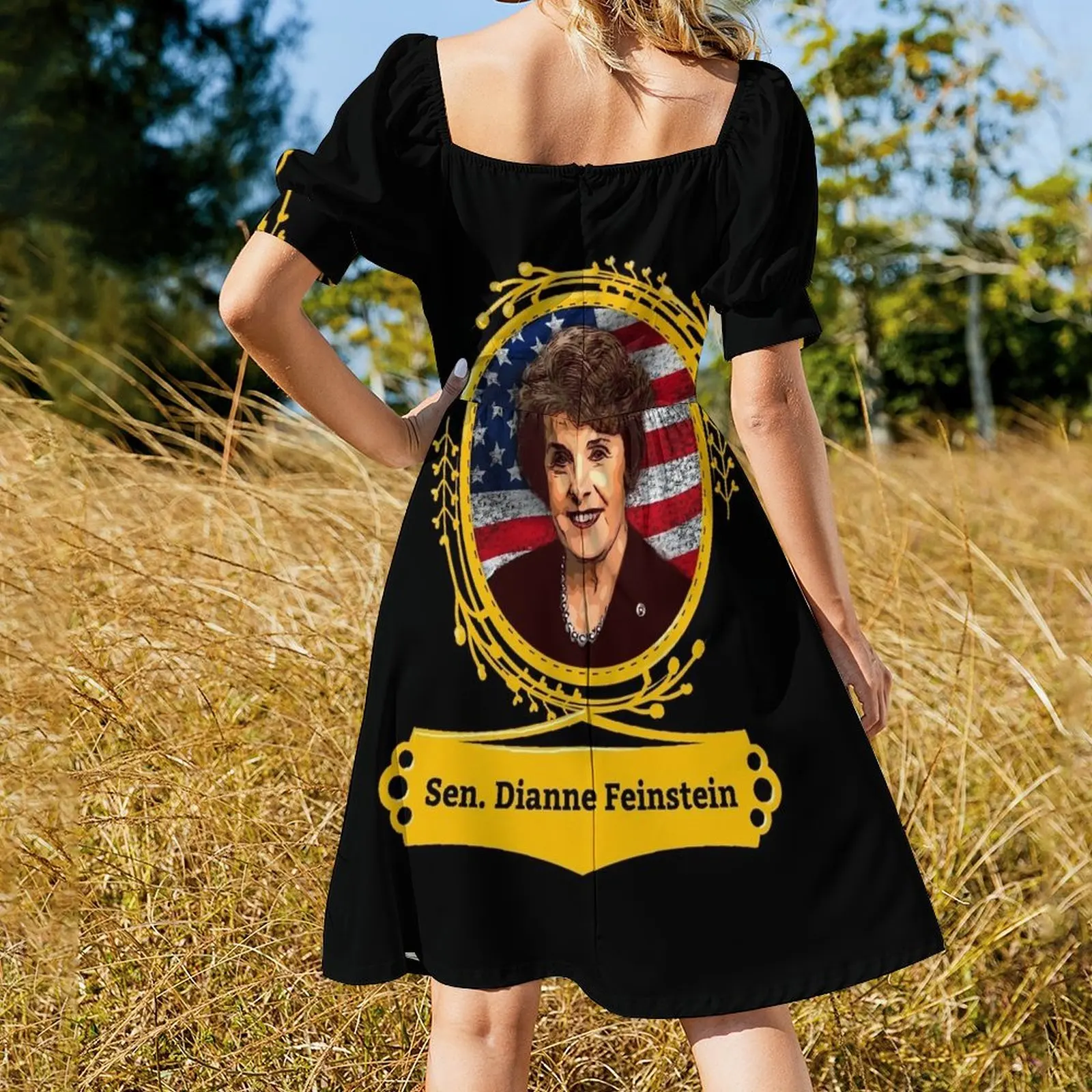 Платье Dianne Feinstein Tribute из полиэстера