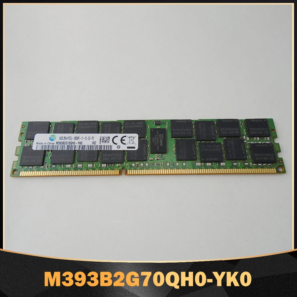 

1PC RAM 16G 16GB 2RX4 DDR3L PC3L-12800R 1600 REG Серверная память для Samsung M393B2G70QH0-YK0