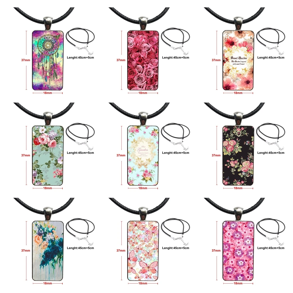 Детское колье с длинной подвеской Ювелирное Украшение из стального стекла