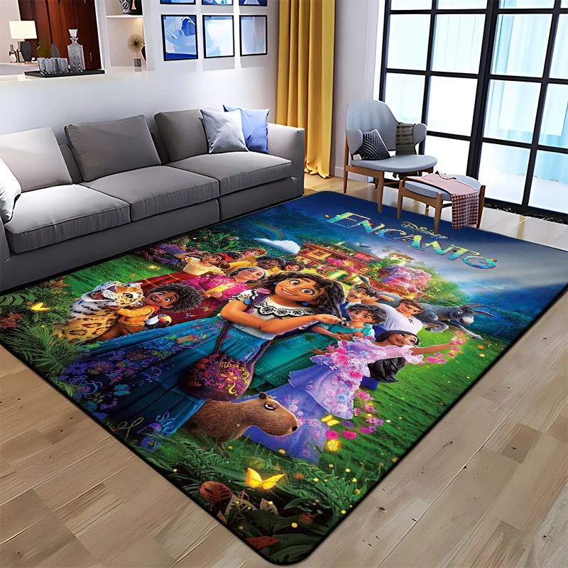 

Anime Encanto Art Printed Coffee Table Mat Carpet for Living Room Large Area Rug Home Decoration Mats Boho Rugs Dropshipping