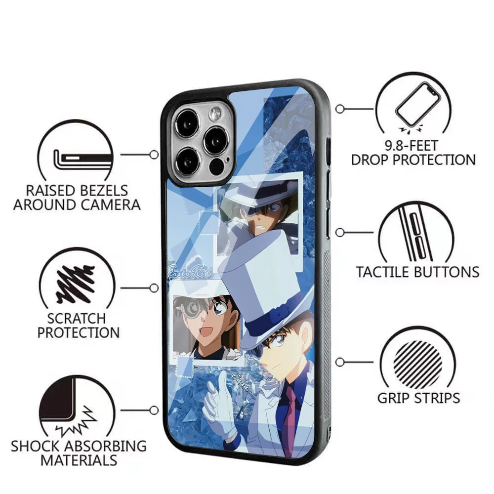 Чехол Для Телефона Art Ief K-Kuroba Kaito iPhone 15/14/13 Pro Max/11/12 Mini — Совместимый С Беспроводной