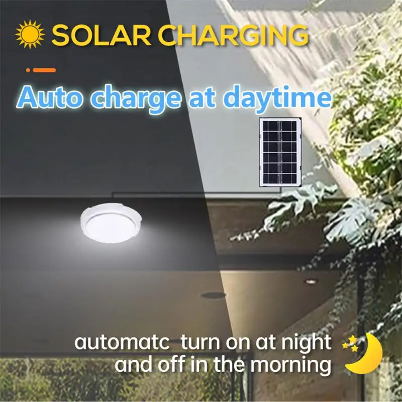

Indoor Solar Ceiling Light Outdoor Garden Pandent Light Solar-Power Lamp Low Energy For Kitchen Balcony Home Garden Decoration