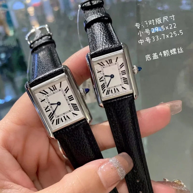 Корейский стиль Daytona винтажные квадратные женские кварцевые часы Sandoz средние