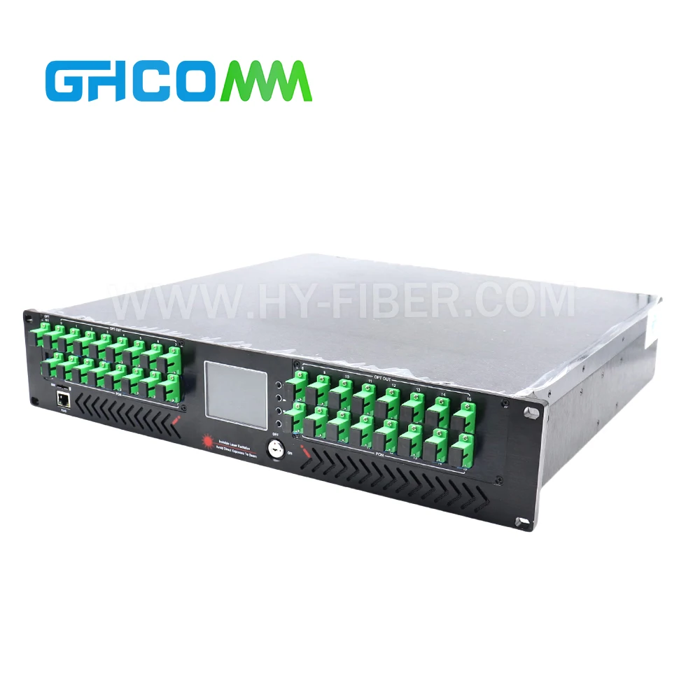 XGSPON WDM EDFA 16-полосный оптоволоконный усилитель FTTH 1270 нм 1577 1490 1310 1550