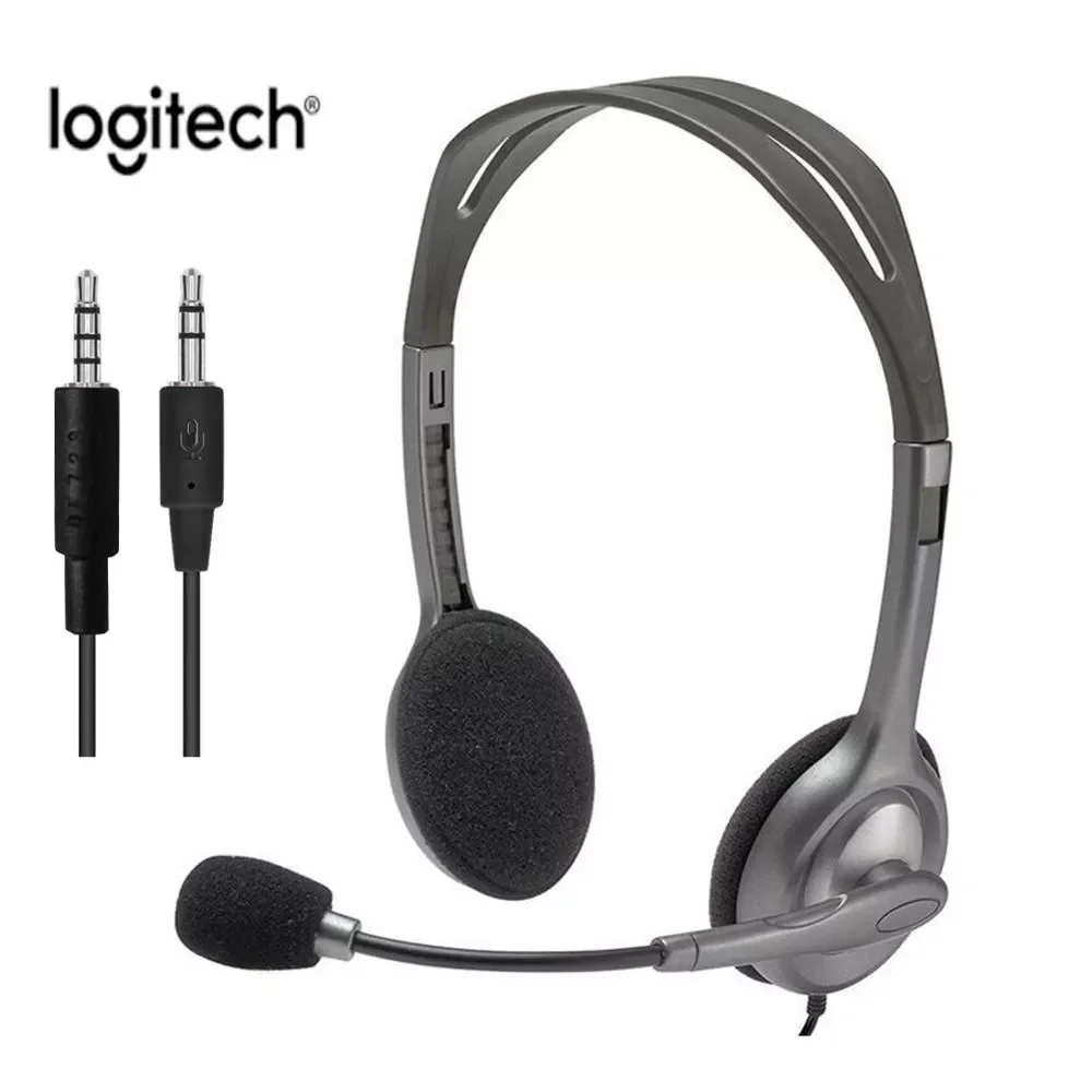 

H110/H111 Office Gaming Stereo Headset with Microphone 3.5mm Wired Music Calling Gamer Headphones For Desktop Laptop PC