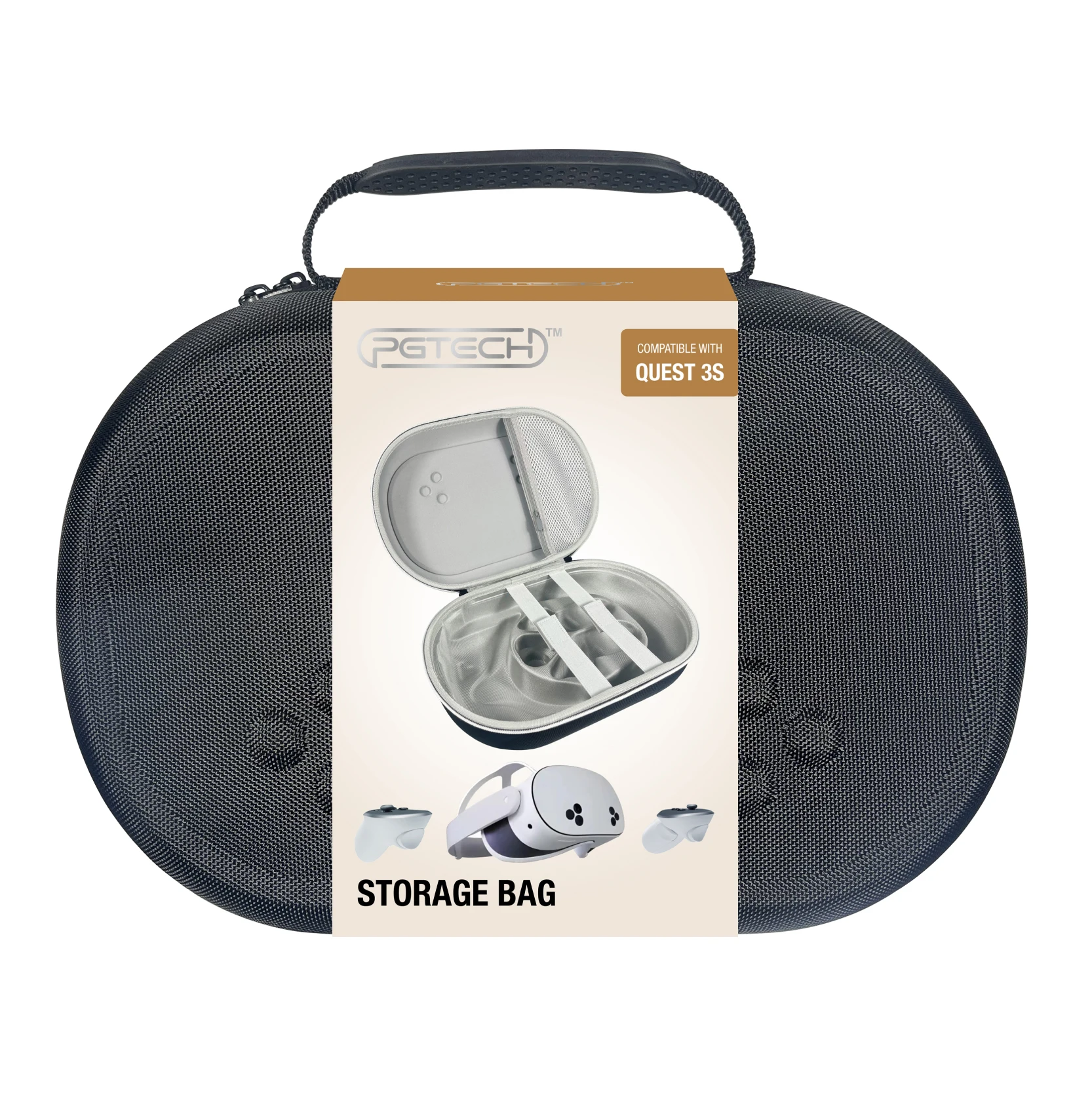 GP-907 для Meta Quest 3S VR Защитная сумка хранения очков с креплением на голову ручная эва