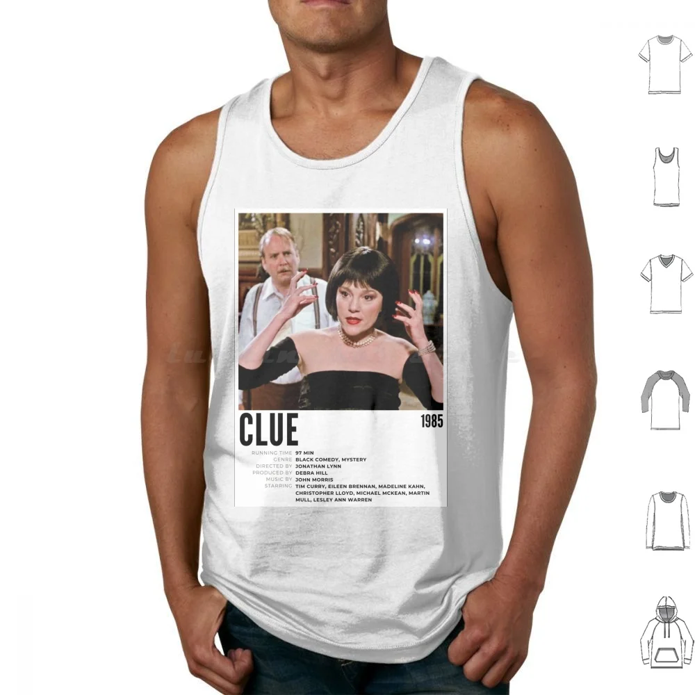 

Clue ( 1985 ) Tank Tops Vest Sleeveless Clue Cult Classic Comedy Funny Movie Movie Tim Curry Mystery Horror Scary Halloween