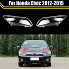 1 пара, крышка передней фары автомобиля для Honda Civic 2012, 2013, 2014, 2015