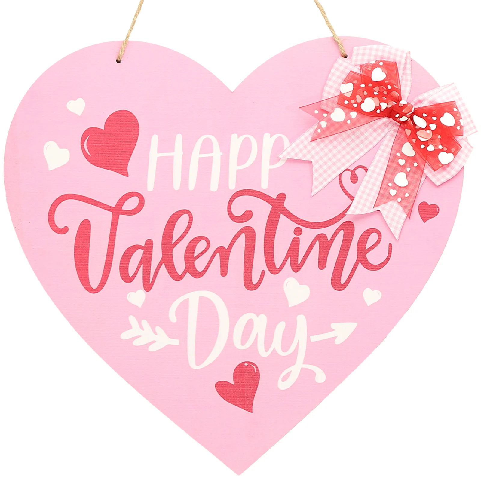 

Valentine Sign Day S Door Hanging Heart Plaque Wall Wooden Happy Wedding Wood Front Decorations Valentines Signs Decor Welcome