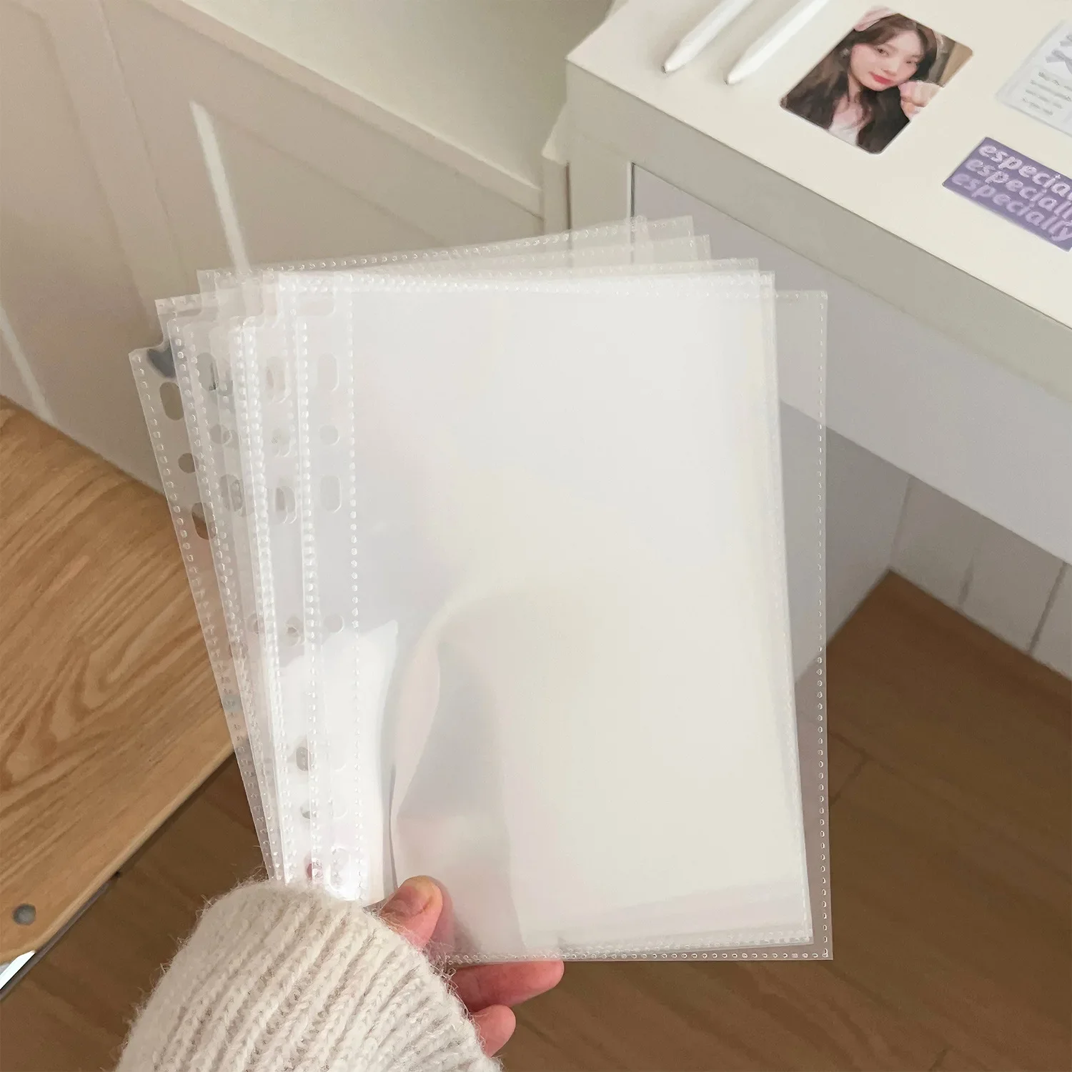 

Прозрачный файловый держатель Coliky A5 7 отверстий