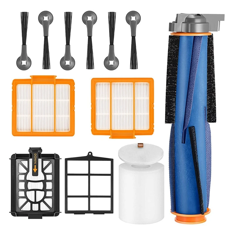 

Replacement Parts Roller Brush Side Brush HEPA Filters Compatible For Shark AV2501AE AV2502AE Vacuum Cleaner Accessories