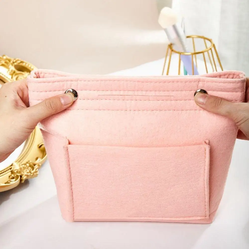 

Pouch Women Handbag Stationery Pencil Case Lipsticks For Women Felt Insert Bag Cosmetic Bag Inner Purse Makeup Bags