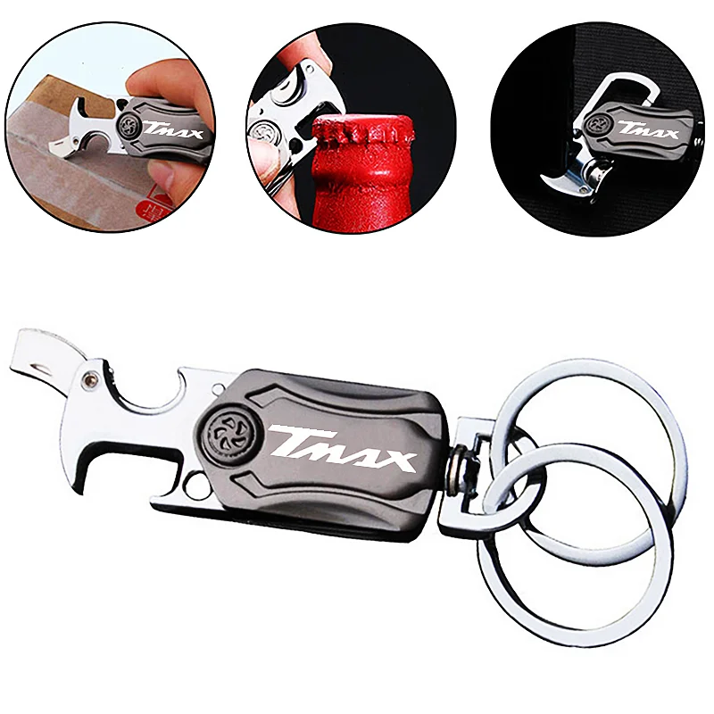 

Motorcycle Keychain Zinc Alloy Multifunction Car Play Keyring For Yamaha T MAX 530 Tmax 500 T-MAX 560 T MAX530SX/DX
