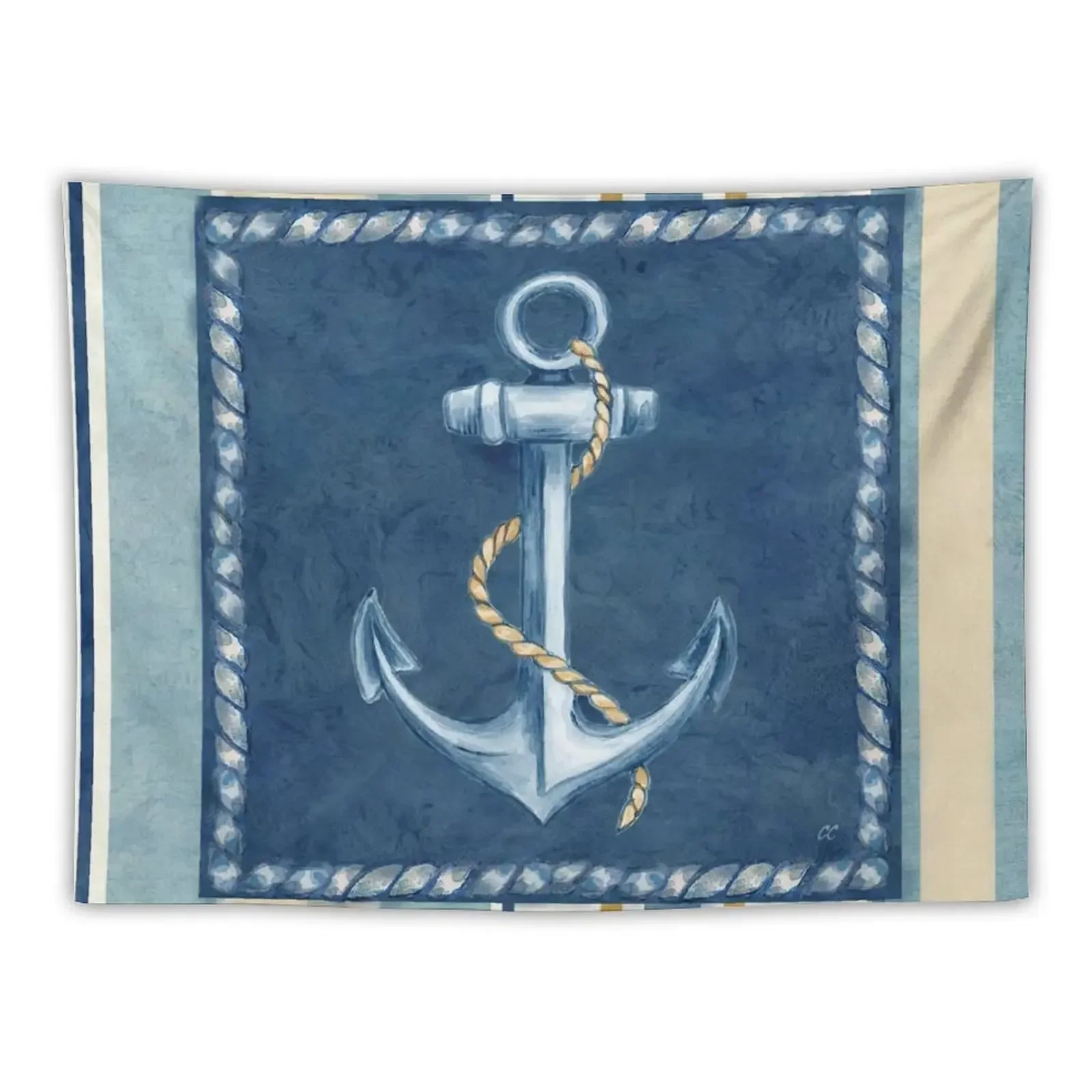 Морской матрос картина с принтом лодки якорь гобелен настенный винтажный