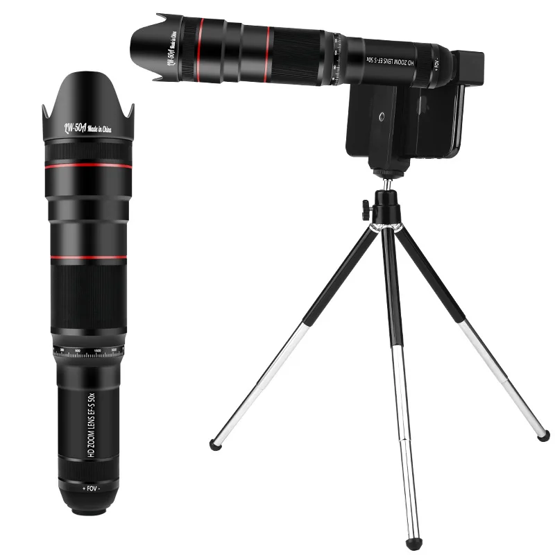 Monocular Telescope Lens With Selfie Tripod Smarphone