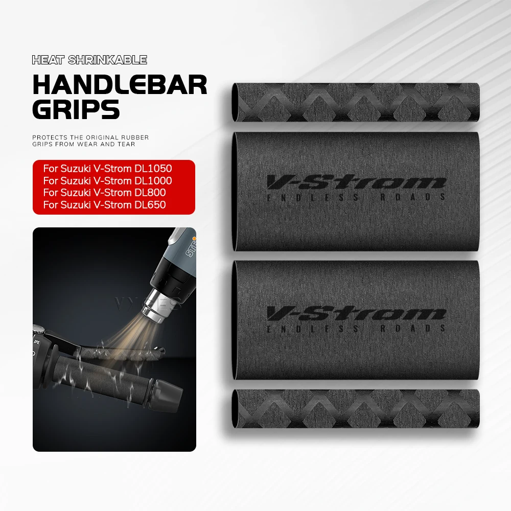 Для Suzuki V-Strom DL1050 DL1000 DL800 DL650 DL250 VStrom мотоциклетные термоусадочные ручки на руль