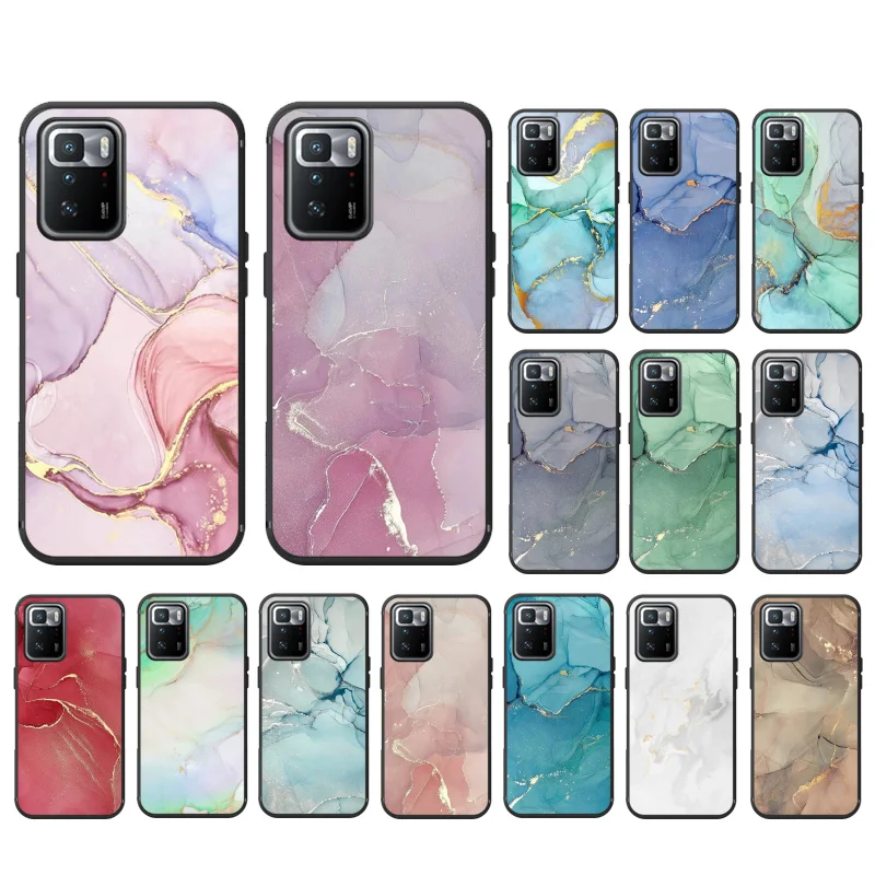 

Colored Marble Painting Phone Case For Xiaomi Redmi Note 12 Pro 11S 11 10 Pro 9Pro Note9 10S Redmi 10 9C 9A
