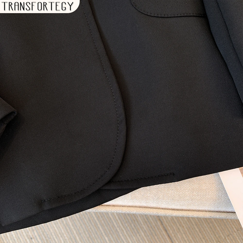 Женский повседневный пиджак больших размеров на осень/зиму свободный и удобный