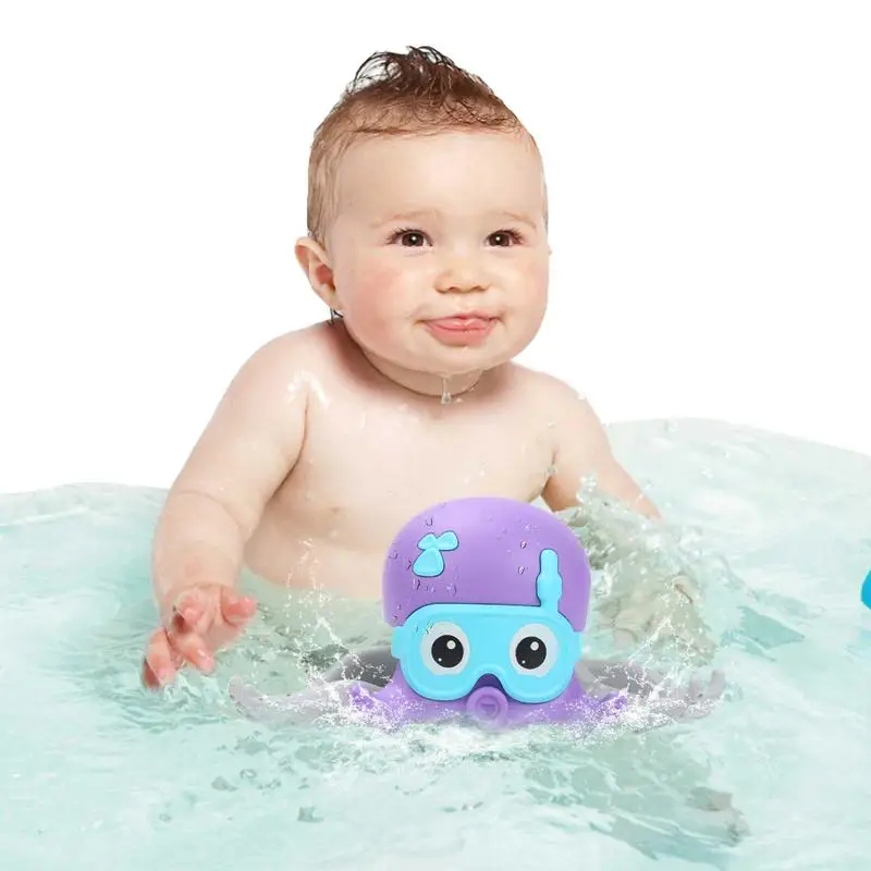 

Octopus Bath Toy Walking Octopus Baby Bath Toys Floating Octopus Water Toys Wind Up Bath Toy Clockwork Octopus Bath Toy For