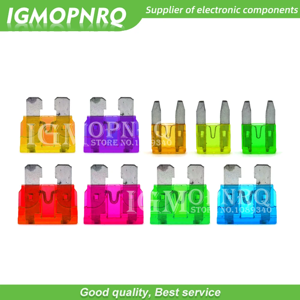 10 шт. автоматический предохранитель ATC, автомобильный мини-предохранитель ibuw 1A 2A 3A 5A 7.5A 10A 15A 20A 25A 30A 35A 40A 45A 50A