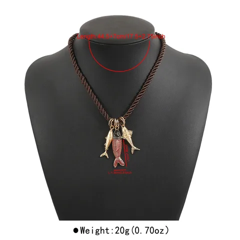 Богемное ожерелье с подвесками