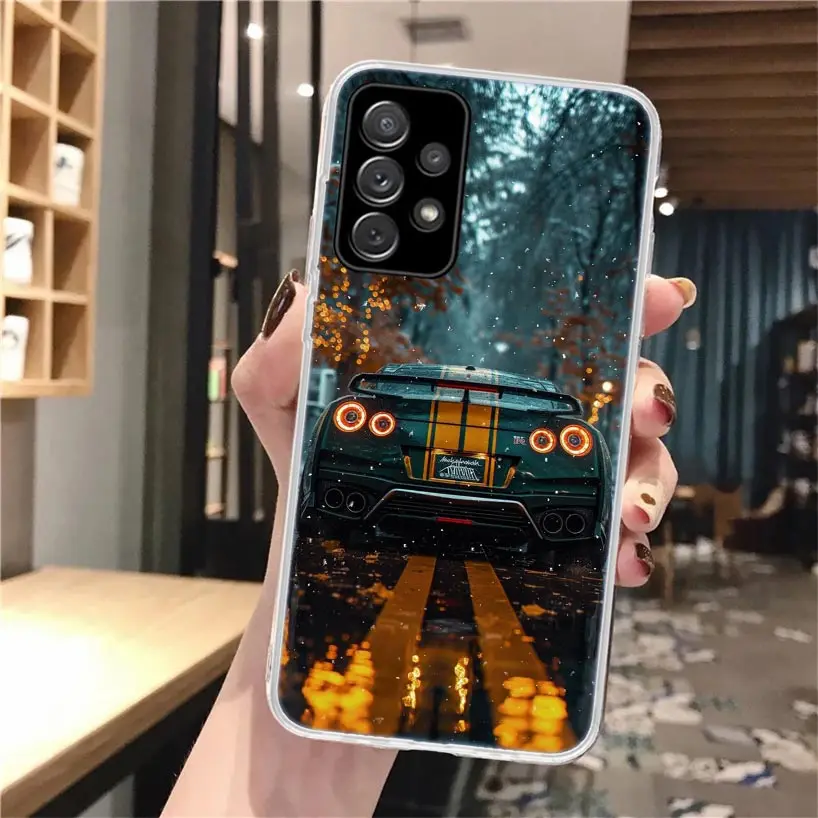 Фото Японский силиконовый чехол для телефона JDM Sports Car GTR для Samsung Galaxy Note 20 Ultra 9 8 10 Pro S10 Lite S9 Plus S8 + S7 Edge Cover Fund №5