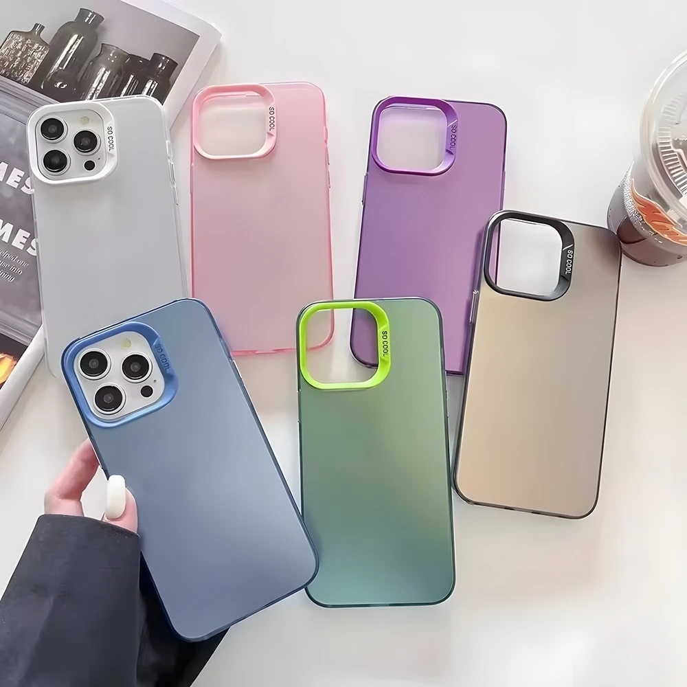 Фото Чехол для телефона lMDColor Silver Shell для iPhone 17, 16, 15, 14, 13, 12, 11 Pro Max Plus, модный дизайн, бренд VRUNK №5