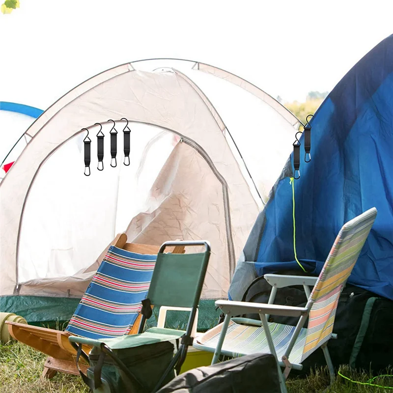 6-комп. крючки для ограждения бейсбольной сумки с нейлоновыми защитными пряжками