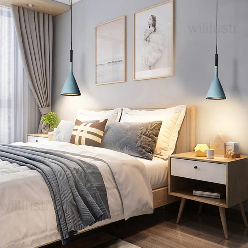 Ручная работа Подвесная лампа из цемента Бетонный светильник для ресторана, отеля, кухни, столовой, прикроватной тумбочки, кафе, магазина. Потолочная люстра. Освещение.