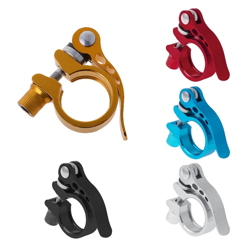 

Aluminum Alloy Seatpost Clamp Quick Release MTB Cycling 28.6 Seat Bike Accessory