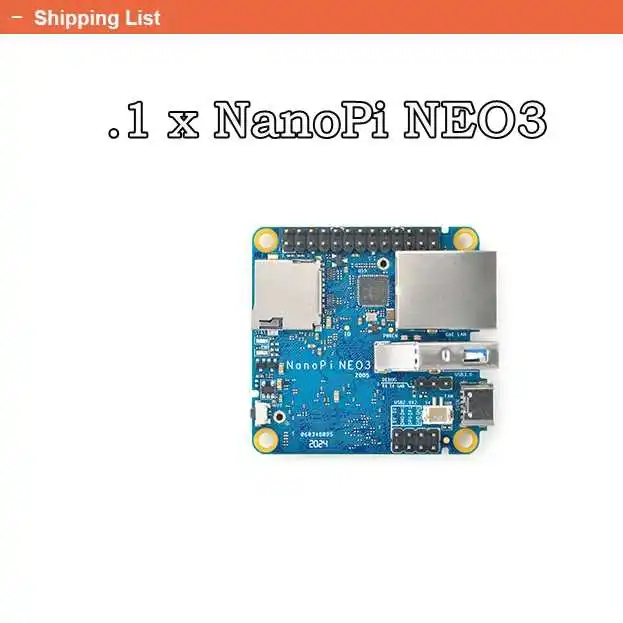 Плата разработки OpenPi Nano Neo3 2G DDR4 RAM Rockchip RK3328 Quad Cortex-A53 Upto 1 3 ГГц ГБ Ethernet Ubuntu Multi Linux