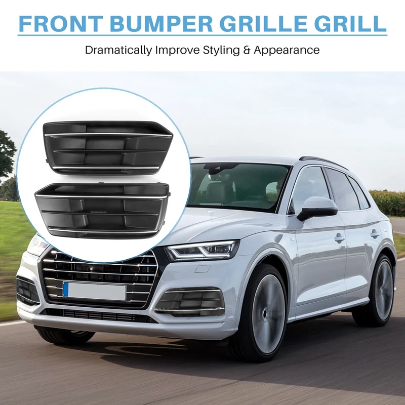 1 пара передний бампер для автомобиля противотуманная фара решетка радиатора