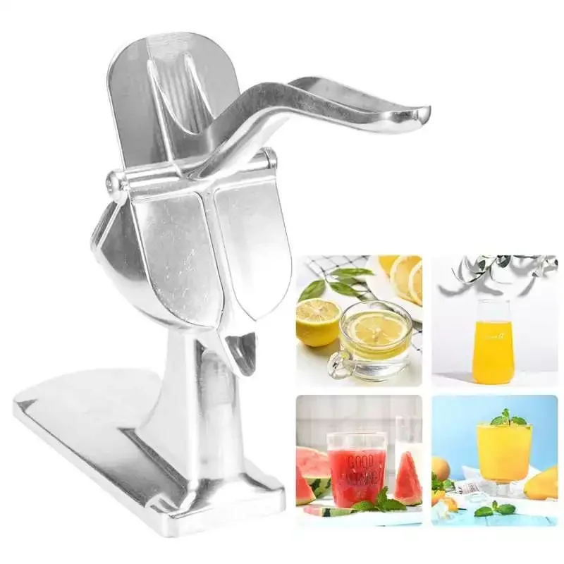 

Multifunctional Mini Manual Juice Squeezer Aluminum Alloy Hand Fruit Lemon Orange Press Juicer Extractor Home Kitchen Accessorie