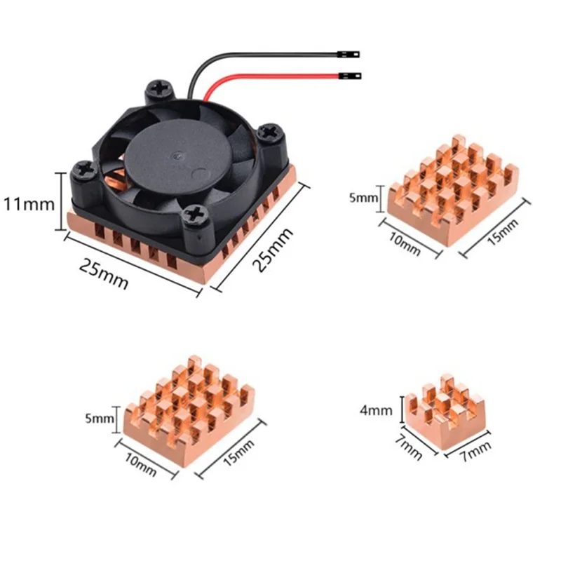 Для Orange Pi 5 PLUS материнская плата радиатора макетная теплопроводящий охлаждающий