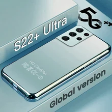 Global version s22 ultra smartphone 5g original 7.3 inch Android phone 6000mAh  16GB 512GB mobile phone HD full screen