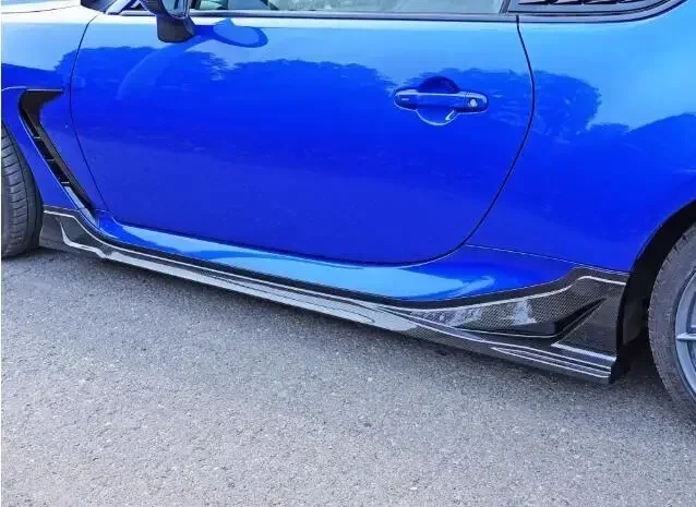 Новый! Обвесы для Toyota GR86 Subaru BRZ 2021 2022 2023 2024 ABS боковые юбки из углеродного волокна