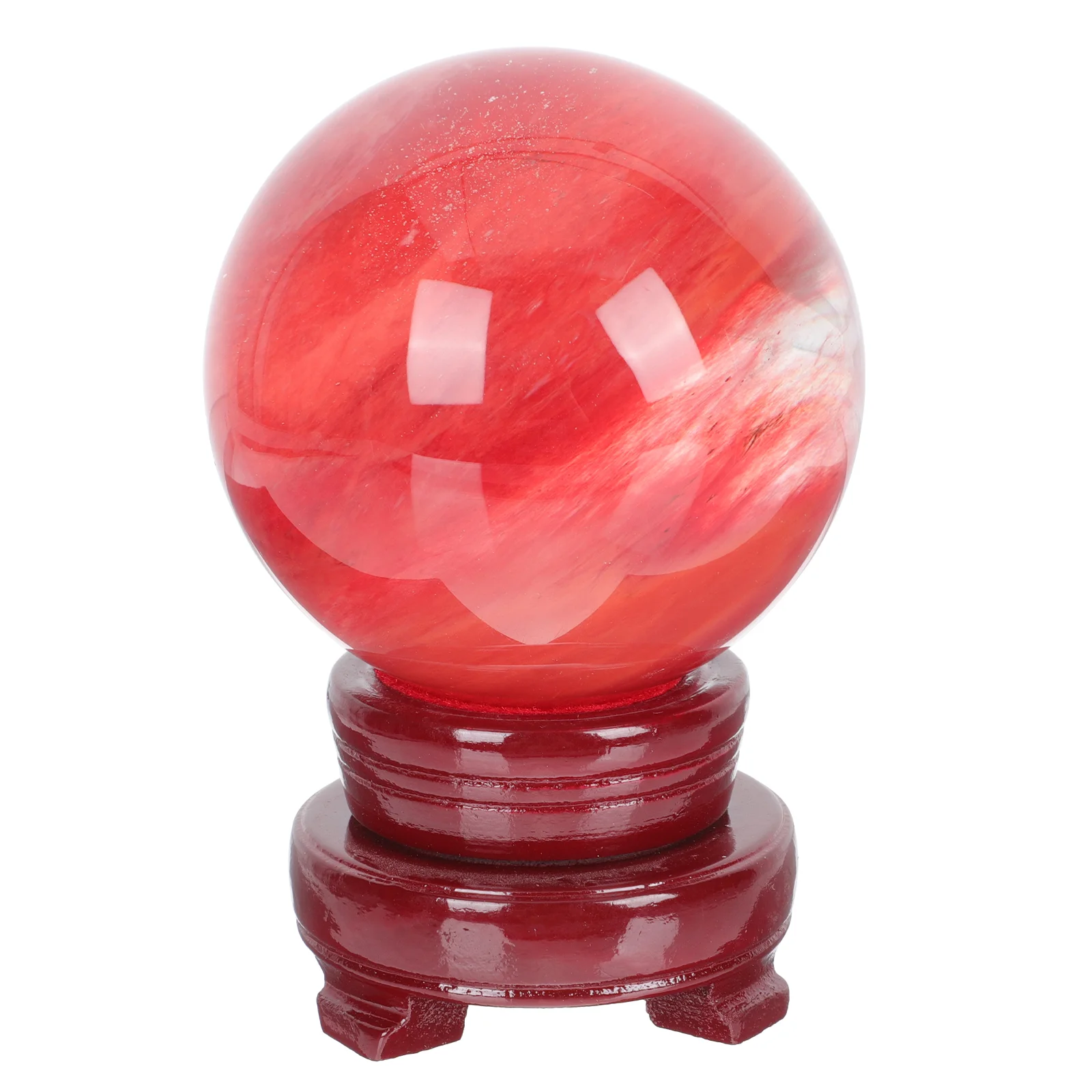 

Delicate Crystal Decor Household Crystal Sphere Portable Crystal Desktop Decor