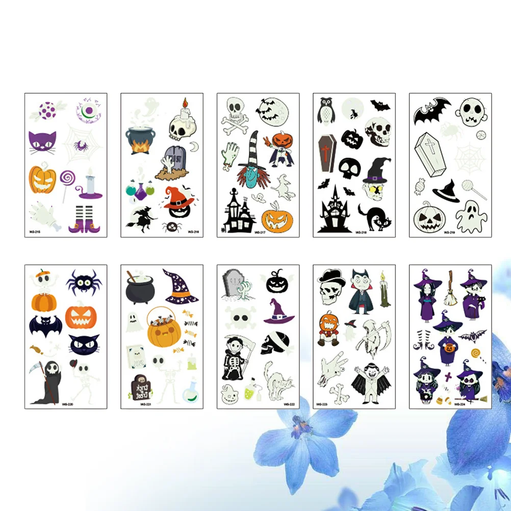 

20pcs Luminous Removable Decorative Sticker for Festival Party