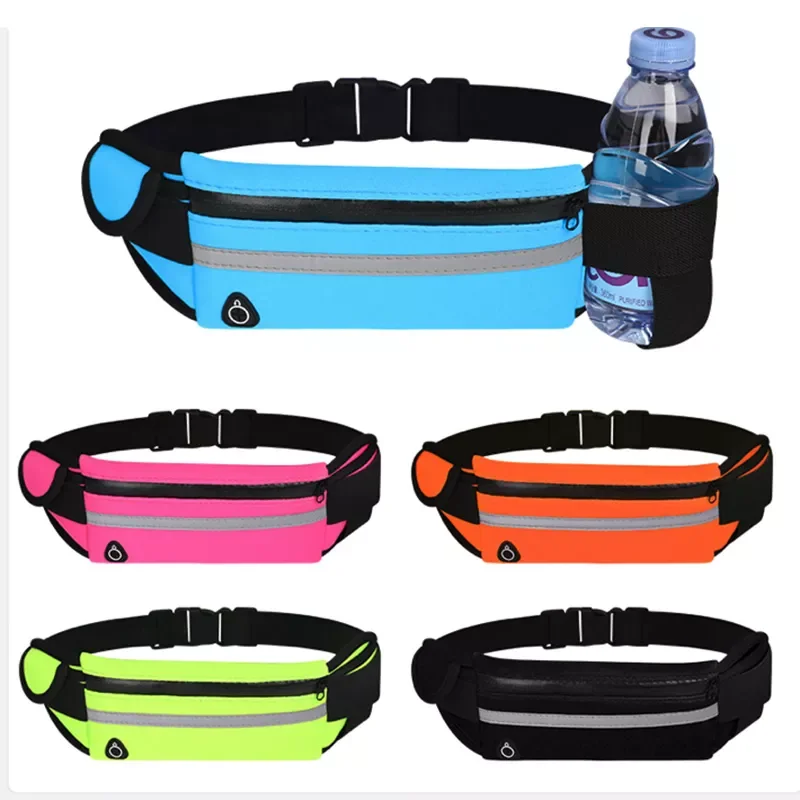 

Waist Bag Belt Bag Running Waist Bag Sports Portable Gym Bag Hold Water Cycling Phone Bag Waterproof Women Running Belt