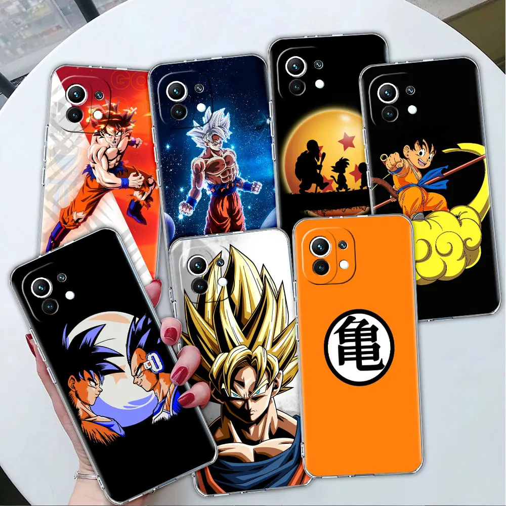 

Case For Xiaomi Poco X3 NFC 11T Pro 11 Lite 10T 12 9T 13 X5 X4 F3 M5 M3 F1 12T Clear Silicone Phone Cover Goku Dragon Ball Super