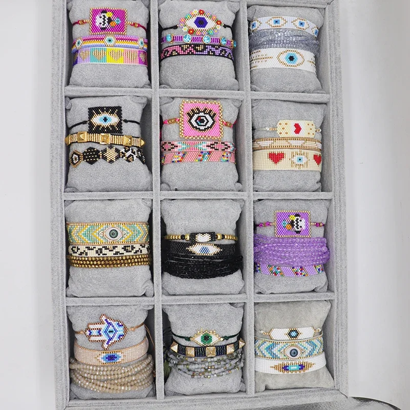 ALIYA богемные модные крошечные браслеты из бисера Миюки мексиканские украшения