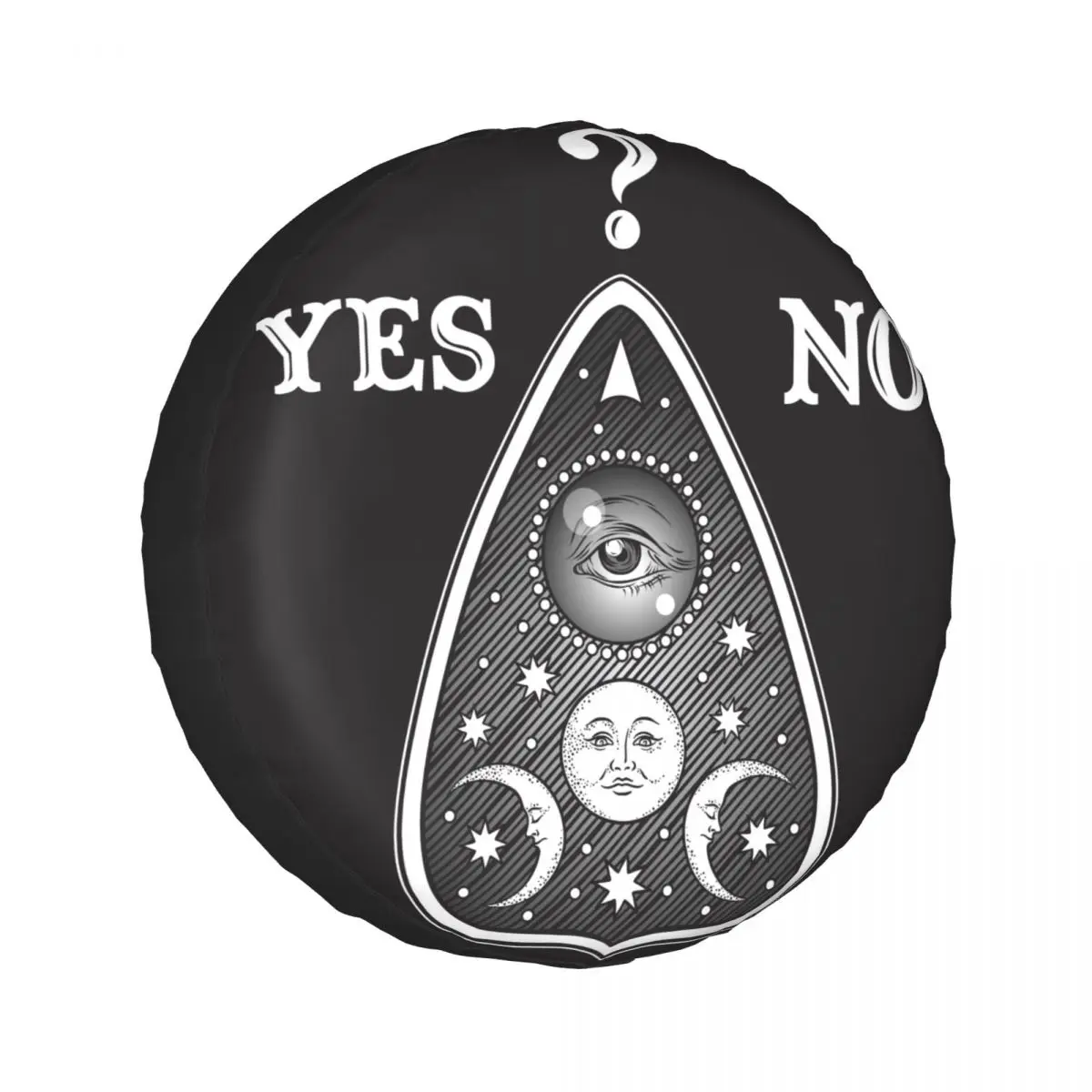 

1pcs Universal Car Spare Tire Covers Case Auto Wheel Tires Ouija Board Mystifying Vehicle Tyre Waterproof Polyester Bag