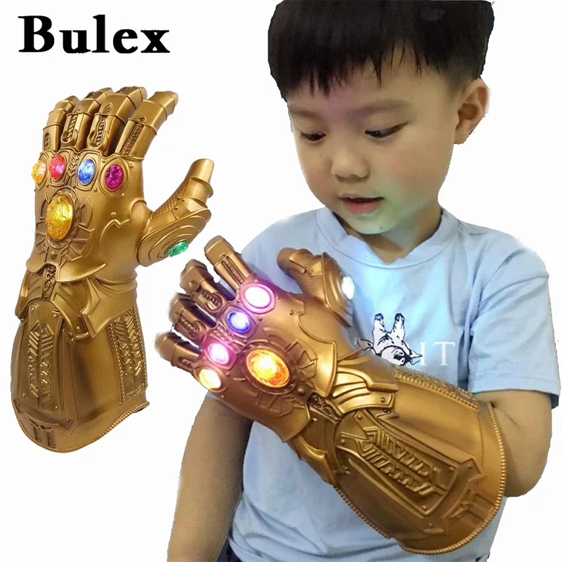 Bulex Infinity Gauntlet Light Glove супергерой косплей перчатки светодиодный карнавальный
