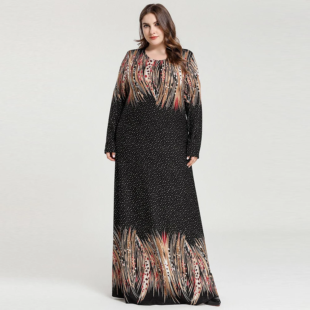 2023 Oversized Pakistani Dress Shalwar Kameez Muslim Long Sleeve Dresses Women Ramadan Robe Dubai Turkish Islamic Arabic Robe