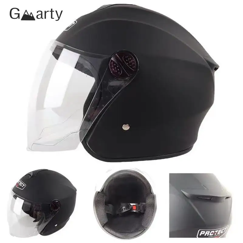 

Винтажный велосипедный мотоциклетный шлем с открытым лицом гоночный шлем с износостойкими линзами высокой четкости для мужчин и женщин на ...