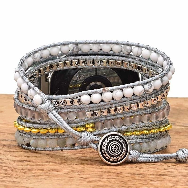 For Samsung galaxy watch4 strap Women diamond weave watchband bohemia For huawei watch gt 2 Amazfit Bip GT 20mm 22mm watch strap