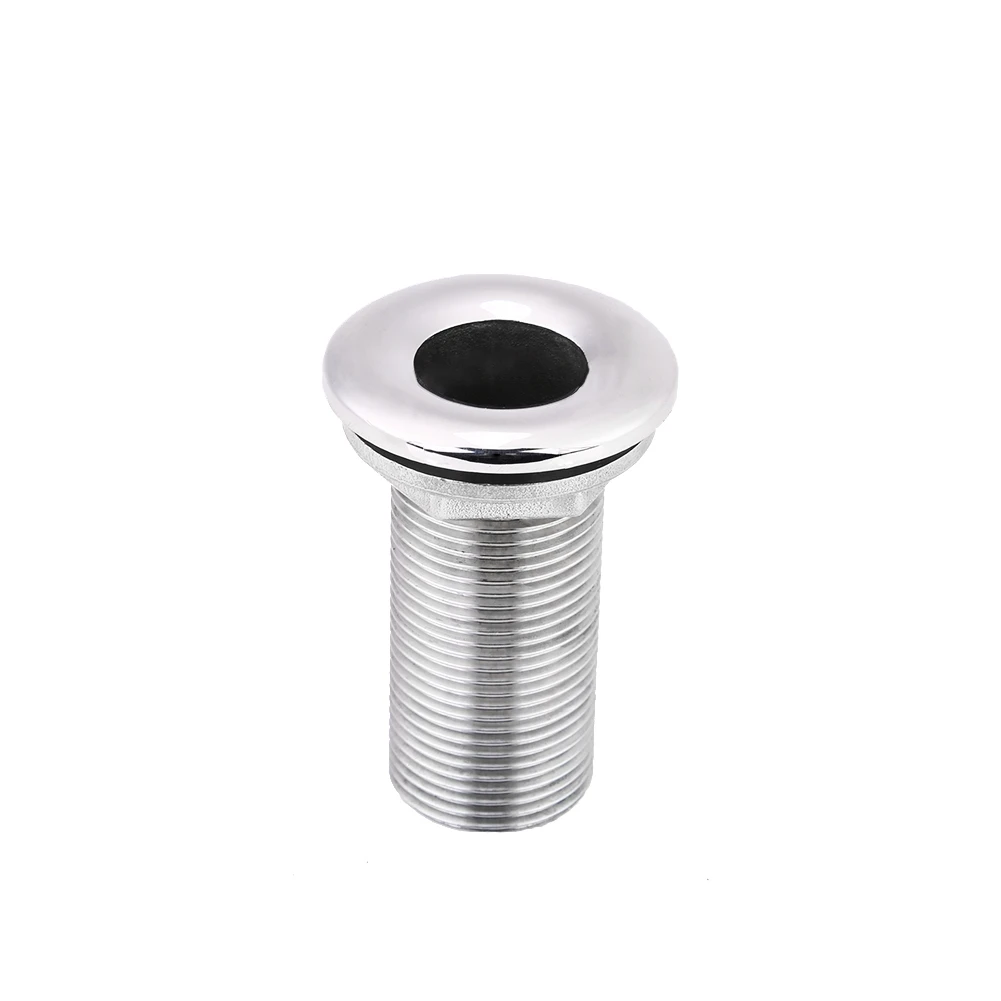 

1inch 316 Stainless Steel Boat Marine Barbed Hose Thru Drain Threaded Fitting